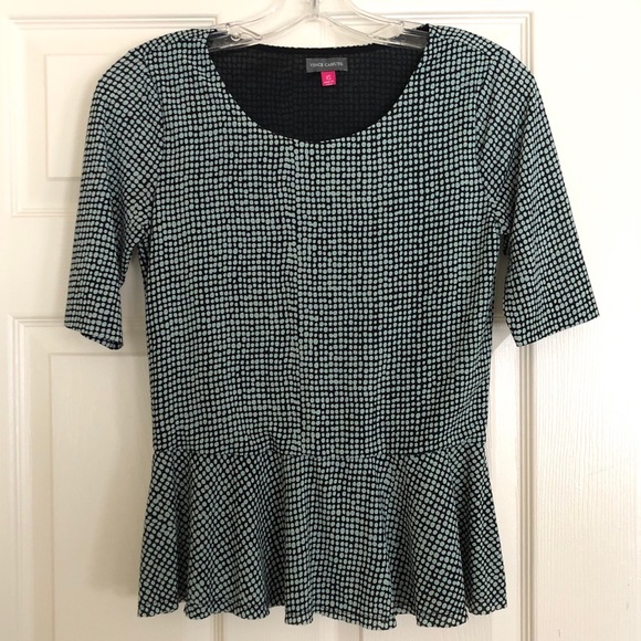 Vince Camuto Tops - VINCE CAMUTO Ruffled Hem Shirt size xs/s